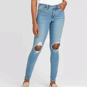Sale!! Women's High-Rise Distressed Skinny Jeans - Universal Thread